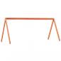 Preview: Hochbett mit Dach Wachsbraun 90x190 cm Massivholz Kiefer