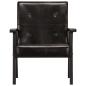 Preview: Sessel Schwarz Echtleder