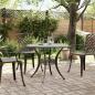 Preview: Gartentisch Bronzen Ø90x75 cm Aluminiumguss