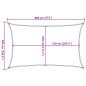 Preview: Sonnensegel 160 g/m² Rechteckig Hellgrau 5x8 m HDPE