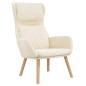 Preview: Relaxsessel mit Hocker Blau Samt