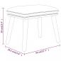 Preview: Relaxsessel mit Hocker Rosa Samt