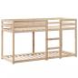 Preview: Etagenbett mit Dach 80x200 cm Massivholz Kiefer