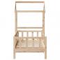 Preview: Tagesbett mit Dach 90x190 cm Massivholz Kiefer