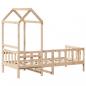 Preview: Tagesbett mit Dach 90x190 cm Massivholz Kiefer