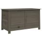 Preview: Outdoor-Kissenbox Anthrazit 100x50x56 cm Massivholz Tanne