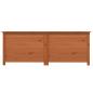 Preview: Outdoor-Kissenbox Braun 150x50x56 cm Massivholz Tanne
