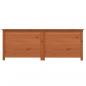 Preview: Outdoor-Kissenbox Braun 150x50x56 cm Massivholz Tanne