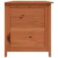 Preview: Outdoor-Kissenbox Braun 150x50x56 cm Massivholz Tanne