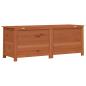 Preview: Outdoor-Kissenbox Braun 150x50x56 cm Massivholz Tanne