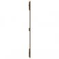 Preview: Wand-Kopfteil Honigbraun 82,5x3x110 cm Massivholz Kiefer