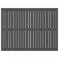 Preview: Wand-Kopfteil Grau 146,5x3x110 cm Massivholz Kiefer