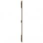 Preview: Wand-Kopfteil Honigbraun 95,5x3x110 cm Massivholz Kiefer