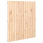 Preview: Wand-Kopfteil 95,5x3x110 cm Massivholz Kiefer