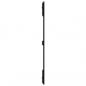 Preview: Wand-Kopfteil Schwarz 95,5x3x110 cm Massivholz Kiefer