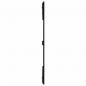 Preview: Wand-Kopfteil Schwarz 159,5x3x110 cm Massivholz Kiefer