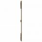 Preview: Wand-Kopfteil Honigbraun 127,5x3x110 cm Massivholz Kiefer
