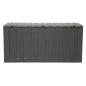 Preview: Truhe Schwarz 118x53x57 cm Polypropylen