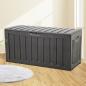 Preview: Truhe Schwarz 118x53x57 cm Polypropylen