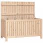 Preview: Gartentruhe 121x55x64 cm Massivholz Kiefer