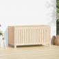 Preview: Gartentruhe 121x55x64 cm Massivholz Kiefer