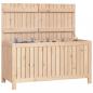 Preview: Gartentruhe 121x55x64 cm Massivholz Kiefer
