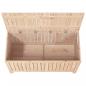 Preview: Gartentruhe 121x55x64 cm Massivholz Kiefer