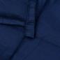 Preview: Gewichtsdecke Blau 152x203 cm 11 kg Stoff