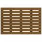 Preview: Wand-Kopfteil Honigbraun 96x3x63 cm Massivholz Kiefer