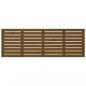 Preview: Wand-Kopfteil Honigbraun 206x3x63 cm Massivholz Kiefer