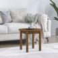 Preview: ARDEBO.de - Couchtisch Honigbraun Ø 45x40 cm Massivholz Kiefer
