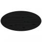 Preview: Couchtisch Schwarz 80x40x35 cm Massivholz Kiefer