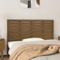 Preview: ARDEBO.de - Wand-Kopfteil Honigbraun 146x3x63 cm Massivholz Kiefer
