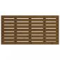 Preview: Wand-Kopfteil Honigbraun 146x3x63 cm Massivholz Kiefer