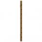 Preview: Wand-Kopfteil Honigbraun 146x3x63 cm Massivholz Kiefer