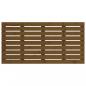 Preview: Wand-Kopfteil Honigbraun 156x3x63 cm Massivholz Kiefer