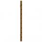 Preview: Wand-Kopfteil Honigbraun 156x3x63 cm Massivholz Kiefer