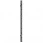 Preview: Wand-Kopfteil Grau 126x3x63 cm Massivholz Kiefer