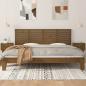 Preview: ARDEBO.de - Wand-Kopfteil Honigbraun 166x3x63 cm Massivholz Kiefer