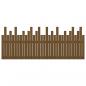 Preview: Wand-Kopfteil Honigbraun 204x3x80 cm Massivholz Kiefer