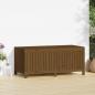 Preview: Gartentruhe Honigbraun 147x68x64 cm Massivholz Kiefer