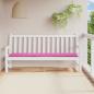 Preview: ARDEBO.de - Gartenbank-Auflage Rosa 200x50x3 cm Stoff