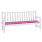Preview: Gartenbank-Auflage Rosa 200x50x3 cm Stoff