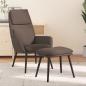 Preview: ARDEBO.de - Relaxsessel mit Hocker Taupe Stoff