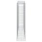 Preview: Gabionen mit Hochbogen 5 Stk. 400x50x220/240cm Verzinktes Eisen