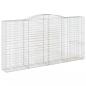 Preview: Gabionen mit Hochbogen 6 Stk. 400x50x200/220cm Verzinktes Eisen