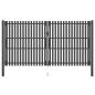 Preview: ARDEBO.de - Gartentor Stahl 4x2,5 m Anthrazit