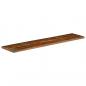Preview: Tischplatte 140x30x2,5 cm Rechteckig Altholz Massiv