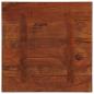 Preview: Tischplatte 60x60x2,5 cm Quadratisch Altholz Massiv