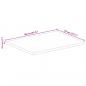 Preview: Tischplatte 90x70x2,5 cm Rechteckig Altholz Massiv